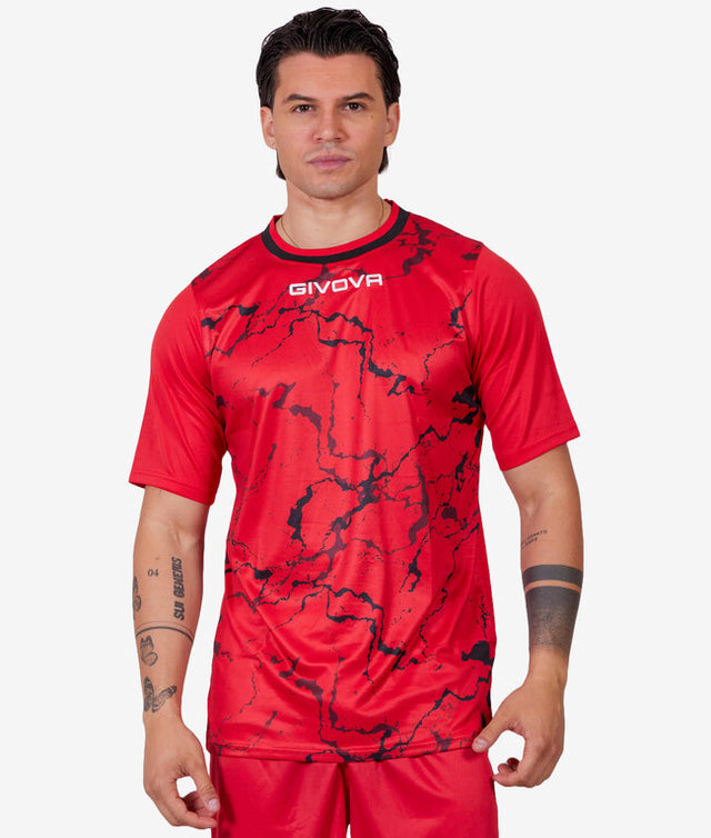Φανέλα SHIRT GRAFITE κόκκινο-μαύρο