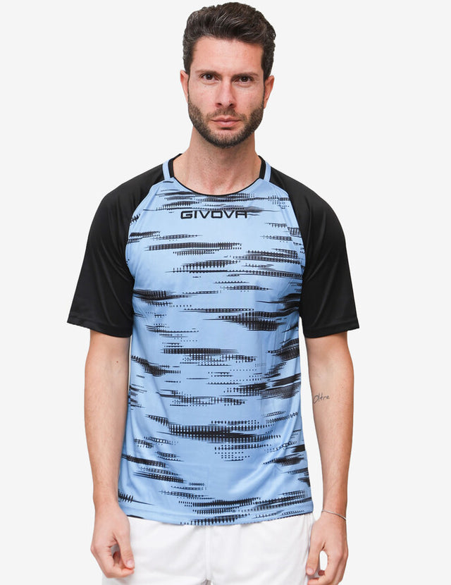 Φανέλα SHIRT PIXEL ανοιχτό μπλε-μαύρο