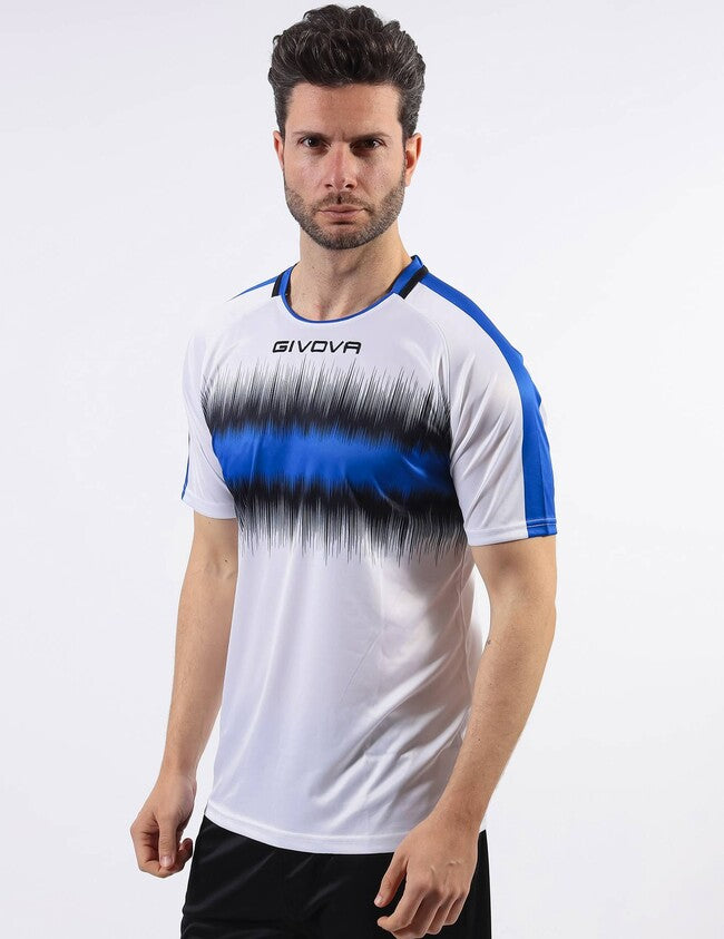 SHIRT RADIO INTERLOCK AZZURRO/NERO