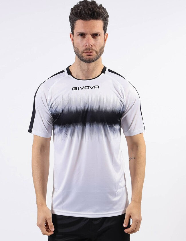 SHIRT RADIO INTERLOCK BIANCO/NERO