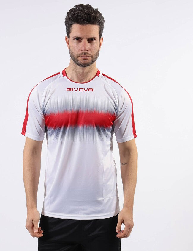 SHIRT RADIO INTERLOCK ROSSO/BIANCO