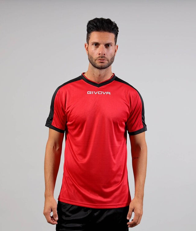 Φανέλα SHIRT REVOLUTION κόκκινο-μαύρο