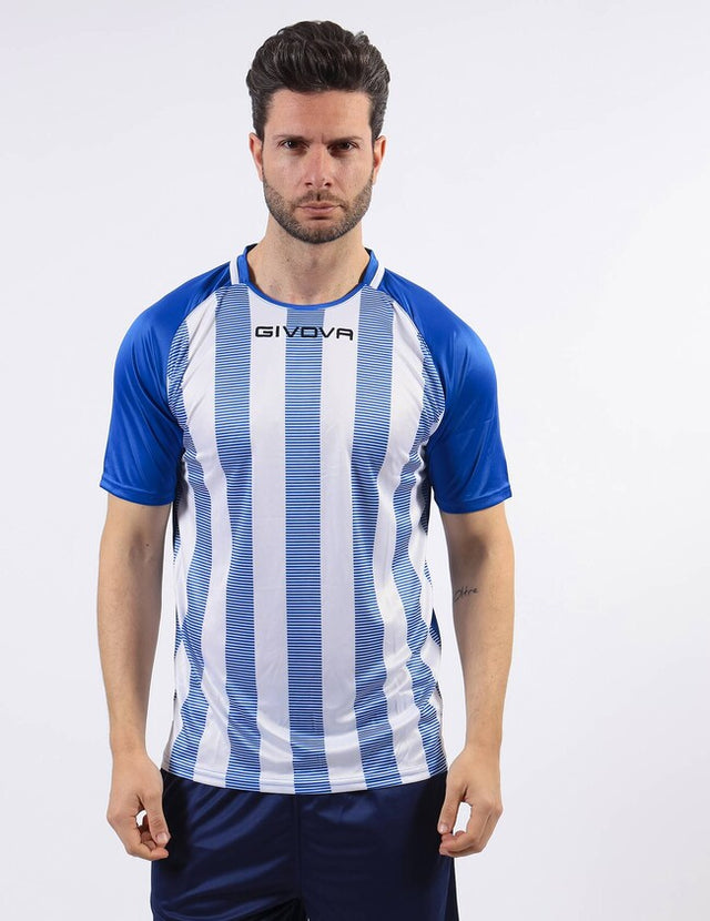 Φανέλα SHIRT TRATTO γαλάζιο-λευκό