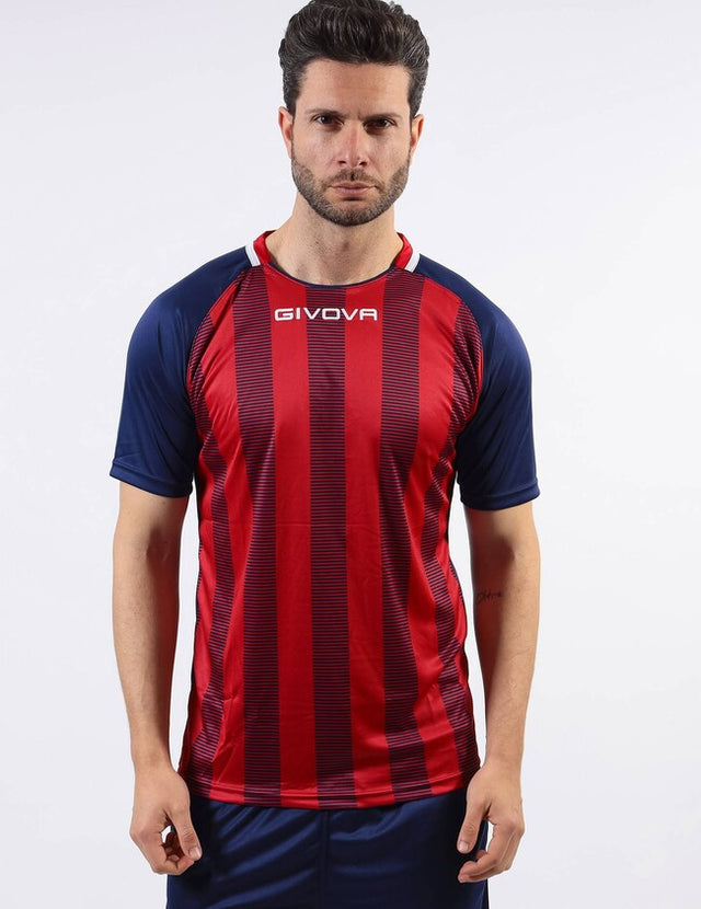 Φανέλα SHIRT TRATTO μπλε-κόκκινο