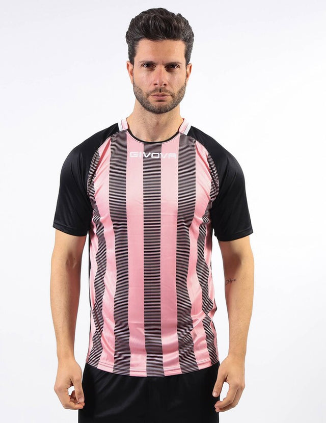 Φανέλα SHIRT TRATTO ροζ-μαύρο