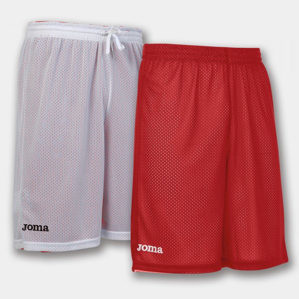 Μπασκετικά σορτς SHORT BASKET REVERSIBLE ROOKIE κόκκινο λευκό