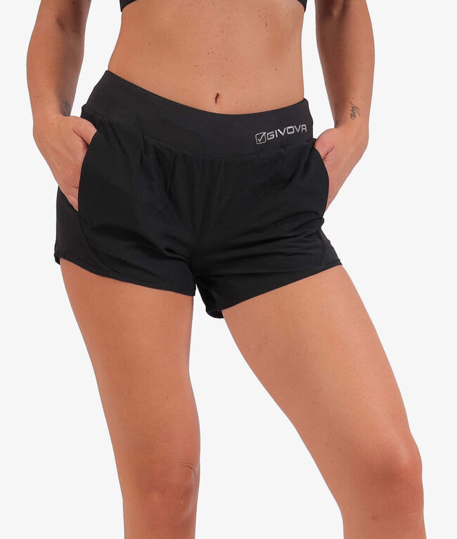 SHORT DONNA NERO