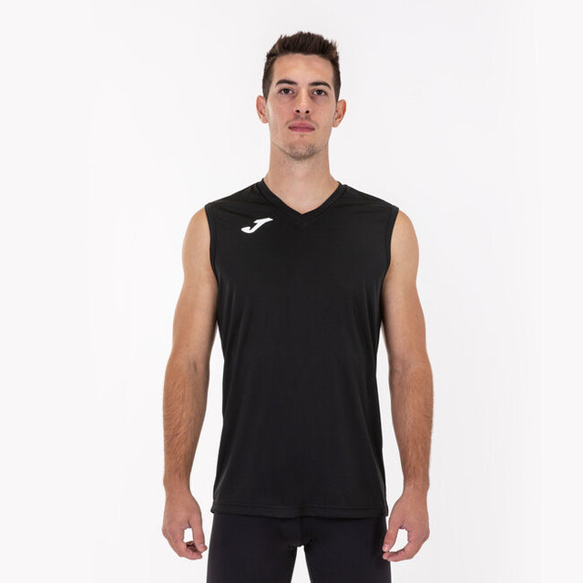 Αθλητικό φανελάκι SLEEVELESS BASIC T-SHIRT COMBI μαύρο