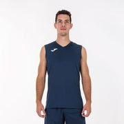 SLEEVELESS T-SHIRT COMBI NAVY BLUE NAVY