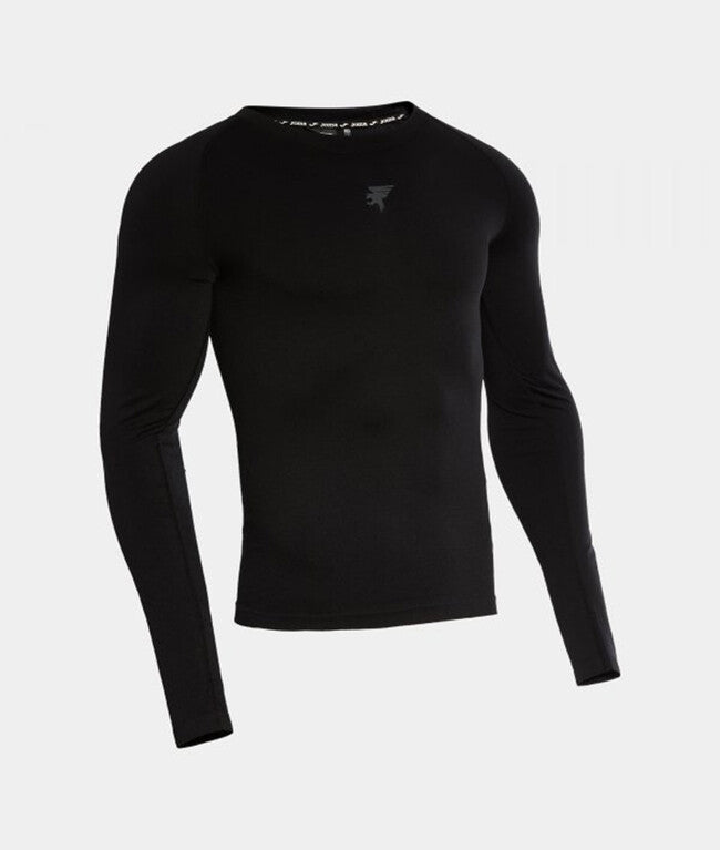 Μπλούζα πόλο SNOW LONG SLEEVE T-SHIRT μαύρο