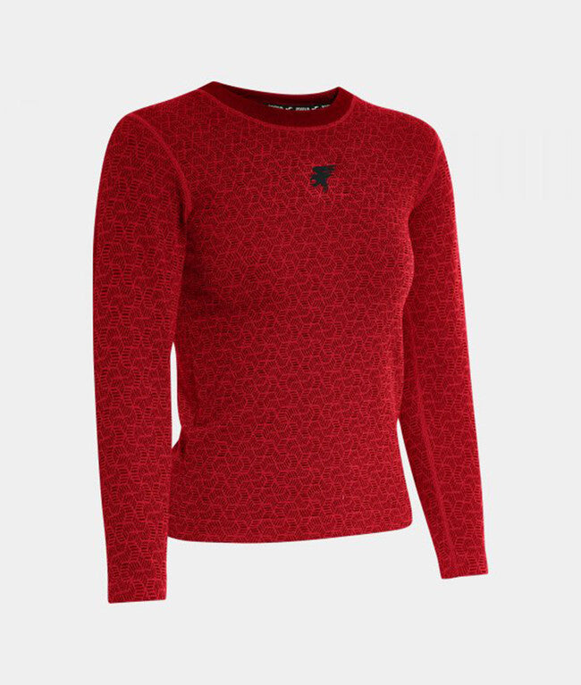 Γυναικεία μπλούζα SNOW LONG SLEEVE T-SHIRT κόκκινο