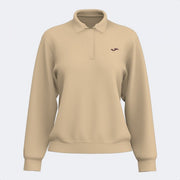 Γυναικεία μπλούζα πόλο SOFT LONG SLEEVE POLO μπεζ