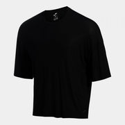 Μπλούζα πόλο SOFT SHORT SLEEVE T-SHIRT μαύρο