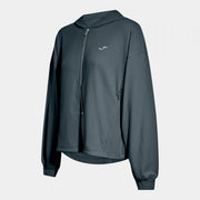 Γυναικεία φούτερ SOFT ZIP-UP HOODIE μπλε - γκρι