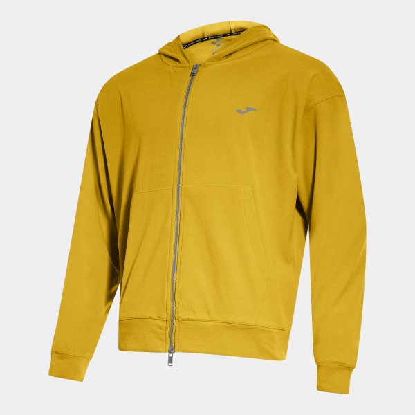 Φούτερ SOFT ZIP-UP HOODIE κίτρινο