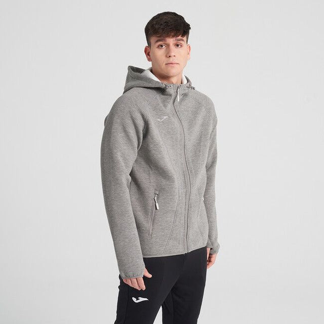 Softshell φούτερ με κουκούλα BASILEA SOFTSHELL HOODIE ανοιχτό γκρι μελανζέ
