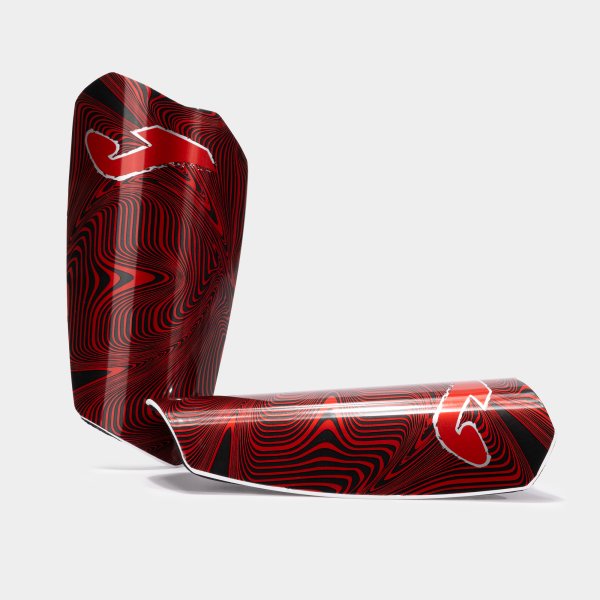 Προστατευτικά SPARTAN SHIN GUARDS κόκκινο μαύρο