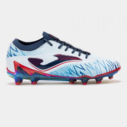 Παπούτσια ποδοσφαίρου για φυσικό χόρτο STRIKER TOP 2505 BLUE NAVY BLUE FIRM GROUND γαλάζιο ναυτικό