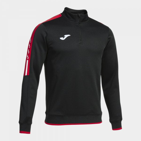 Φούτερ OLIMPIADA SWEATSHIRT μαύρο κόκκινο