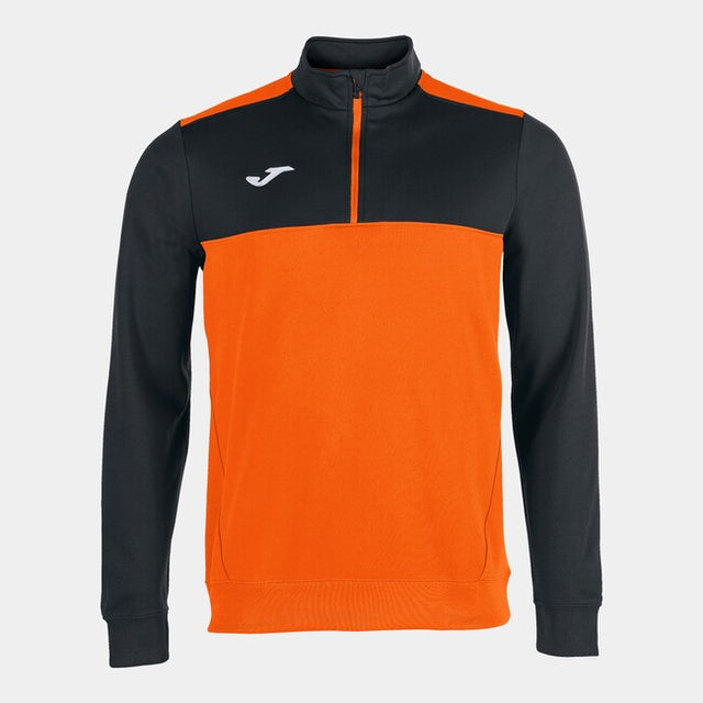 Φούτερ SWEATSHIRT 1/2 ZIPPER WINNER πορτοκαλί μαύρο