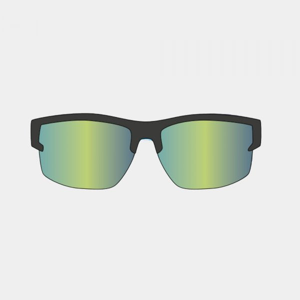 Γιλέκο για τρέξιμο SUNGLASSES μαύρο πράσινο