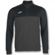 SWEATSHIRT 1/2 ZIP WINNER DARK GREY-BLACK ANTHRACITE-BLACK