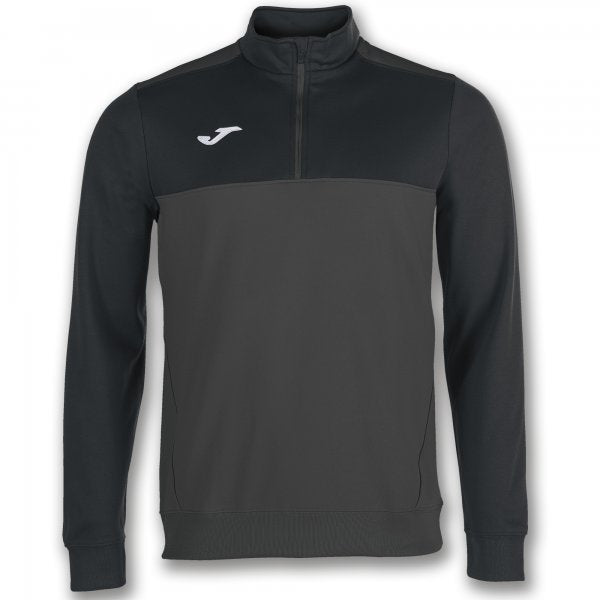 SWEATSHIRT 1/2 ZIP WINNER DARK GREY-BLACK ANTHRACITE-BLACK