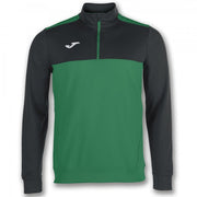 SWEATSHIRT 1/2 ZIP WINNER GREEN-BLACK GREEEN-BLACK