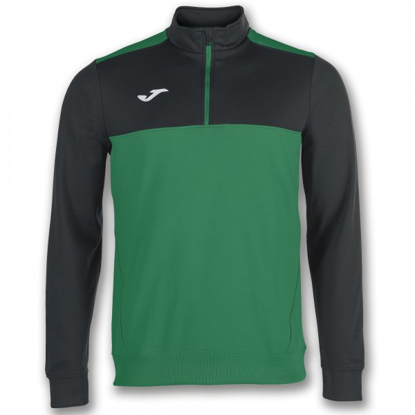 SWEATSHIRT 1/2 ZIP WINNER GREEN-BLACK GREEEN-BLACK