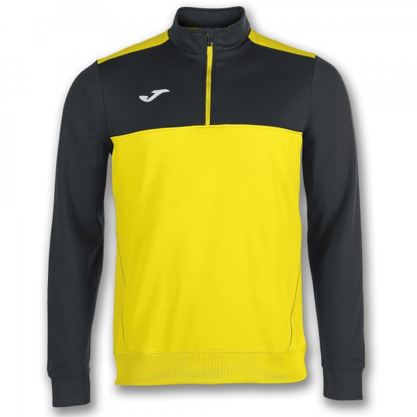 SWEATSHIRT 1/2 ZIP WINNER YELLOW-BLACK YELLOW-BLACK