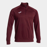 SWEATSHIRT FARAON DARK RED ZIP FASTENING BURGUNDY