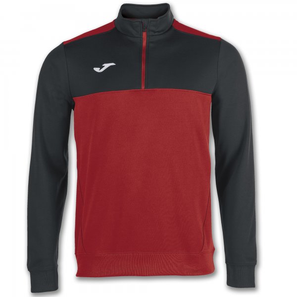 Φούτερ SWEATSHIRT 1/2 ZIPPER WINNER κόκκινο μαύρο