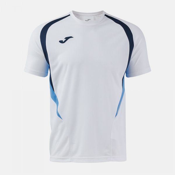 Μπλούζα T-CHAMPIONSHIP SHORT SLEEVE T-SHIRT λευκό ανοιχτό μπλε