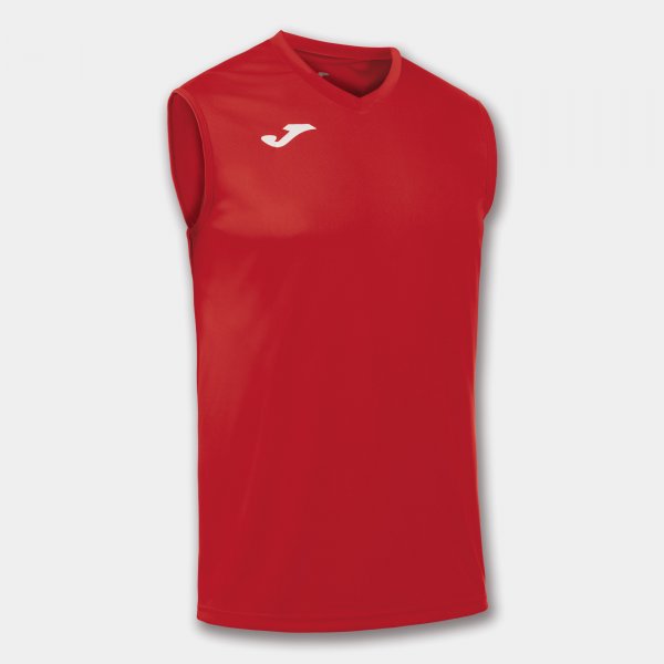 Αθλητικό φανελάκι SLEEVELESS BASIC T-SHIRT COMBI κόκκινο