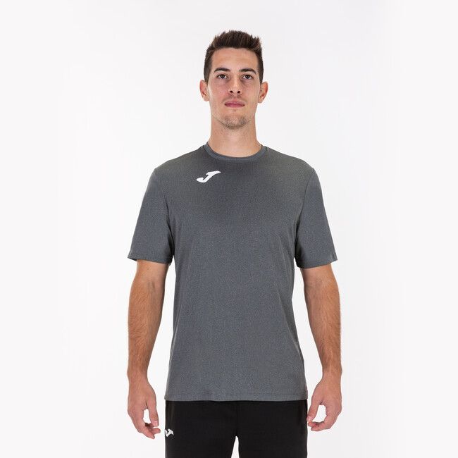 T-SHIRT COMBI ANTHRACITE S/S GRIS MELANGE OSCURO