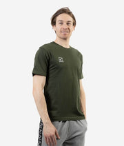 Κοντομάνικη μπλούζα T-SHIRT COTONE ACTION στρατιωτικό πράσινο