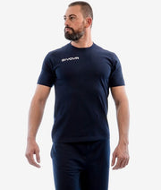 Κοντομάνικη μπλούζα T-SHIRT COTONE FRESH μπλε