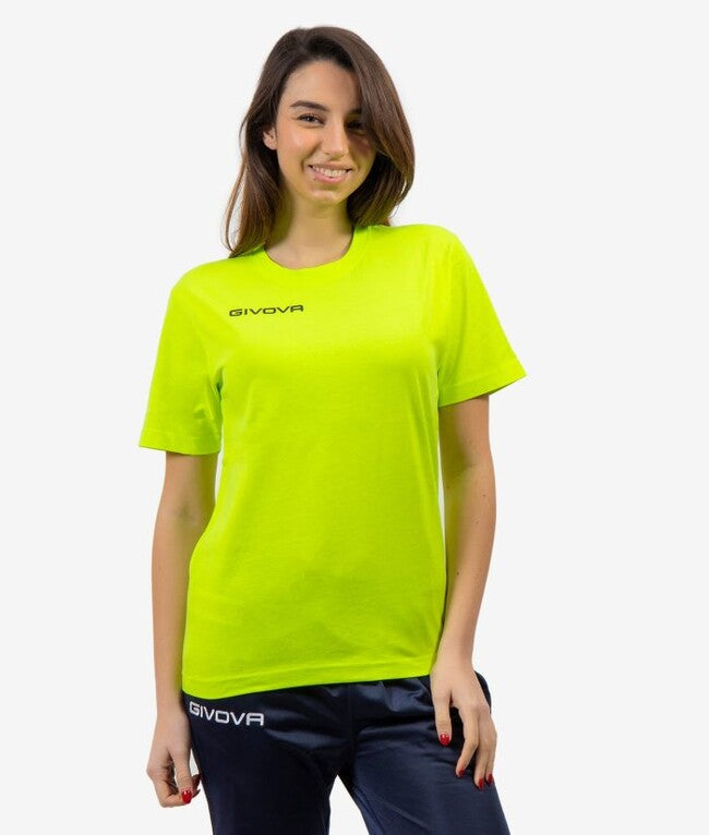 Κοντομάνικη μπλούζα T-SHIRT COTONE FRESH φθορίζον κίτρινο