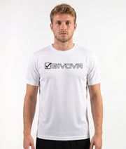 Μπλούζα T-SHIRT COTONE MONDO λευκό