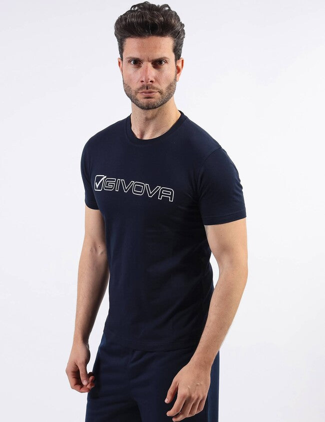 Μπλούζα T-SHIRT COTONE MONDO μπλε