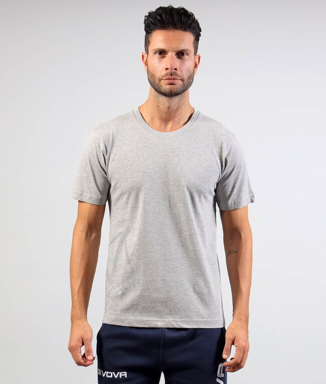 Μπλούζα T-SHIRT COTONE REFLECTIVE ανοιχτό μελανζέ γκρι