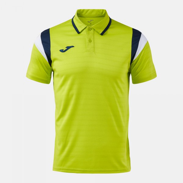 Μπλούζα πόλο TERRA SHORT SLEEVE POLO σκούρο ναυτικό μπλε - πράσινο λάιμ ναυτικό μπλε