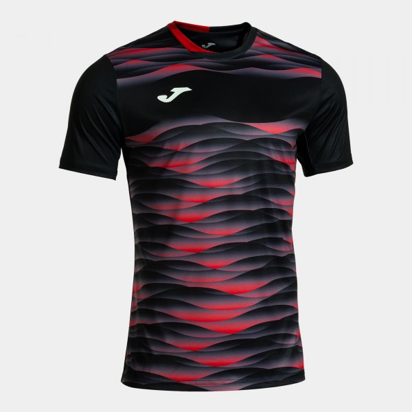Φανέλα / μπλούζα TIGER VII SHORT SLEEVE T-SHIRT μαύρο κόκκινο