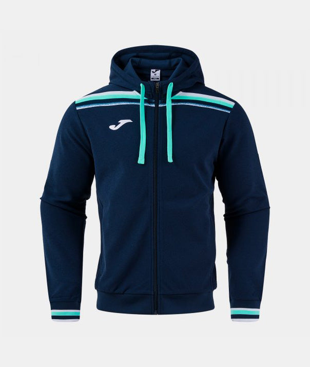 TOLEDO ZIP-UP HOODIE DARK NAVY GREEN NAVY-GREEN