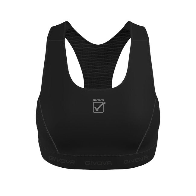 Γυναικεία αθλητικό φανελάκι TOP DONNA ELASTIC BAND μαύρο