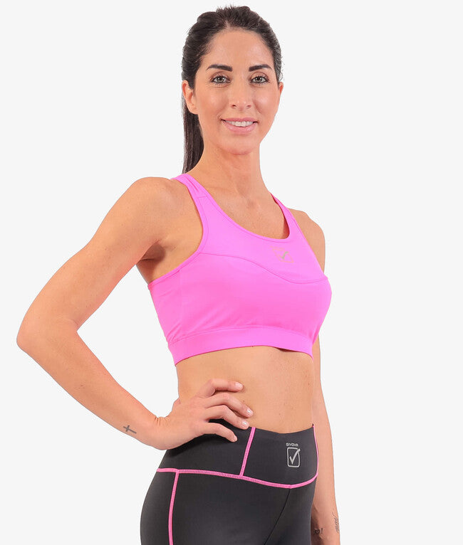 Γυναικεία αθλητικό φανελάκι TOP DONNA STAMPA φούξια