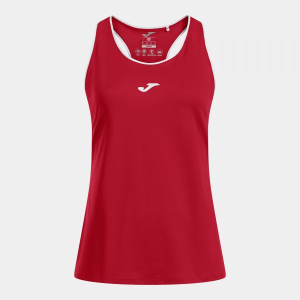 Γυναικεία μπλούζα TORNEO TANK TOP κόκκινο