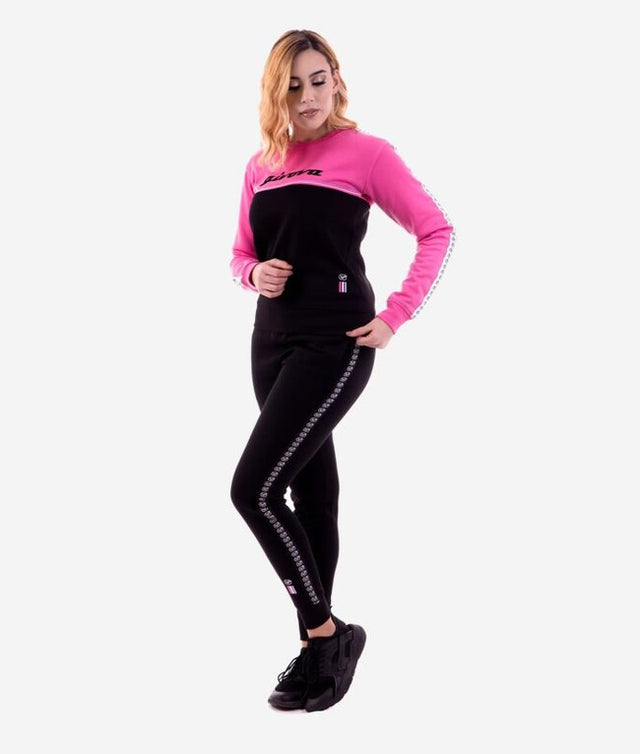Γυναικεία σετ / σύνολο TUTA DONNA 100 G/COLLO CON BANDA IN FELPA μαύρο-φούξια