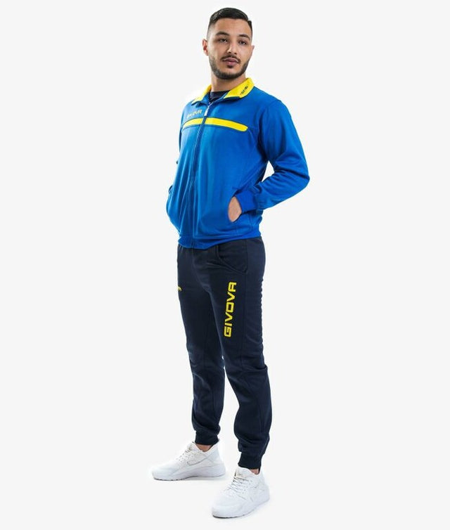 Σετ / σύνολο TUTA GIVOVA ONE FULL ZIP POLARFLEECE γαλάζιο-κίτρινο