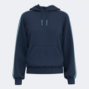 Γυναικεία φούτερ URBAN AESTHETICS HOODIE NAVY BLUE SKY BLUE NAVY-SKY BLUE